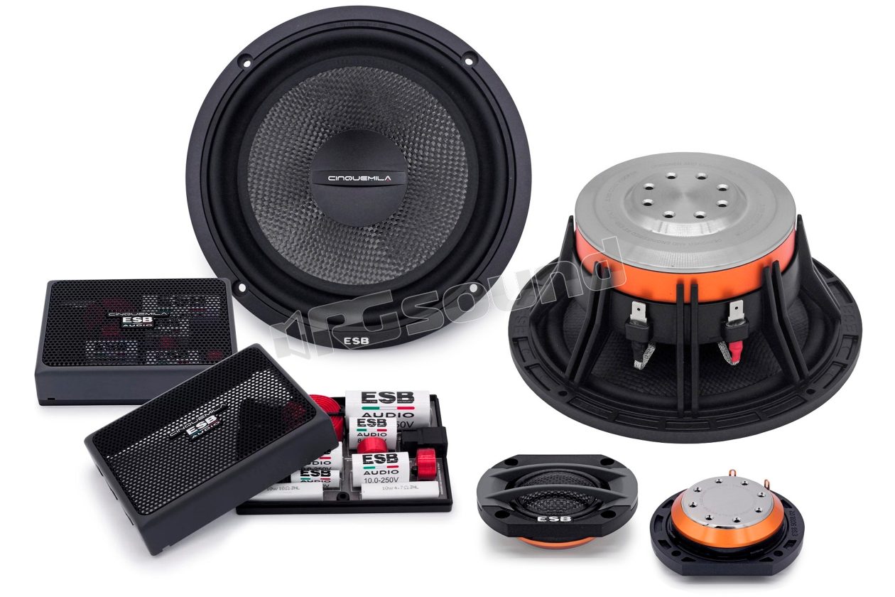 5.6K2X 2-Way Speaker System with Crossover ESB car audio