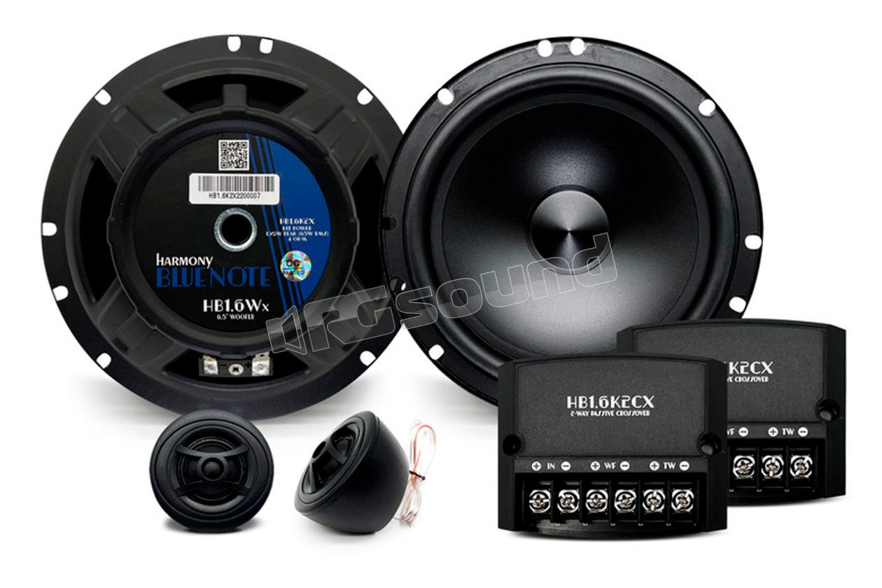 HB1.6K2X 2-way speaker kit with tweeter and crossover, Harmony Series ESB car audio