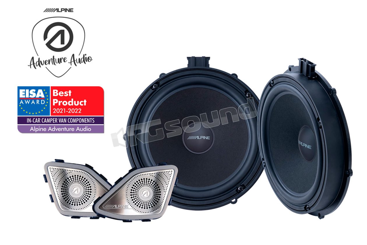 SPC-108T6 dedicated 2-way speaker system for Volkswagen T6 Alpine