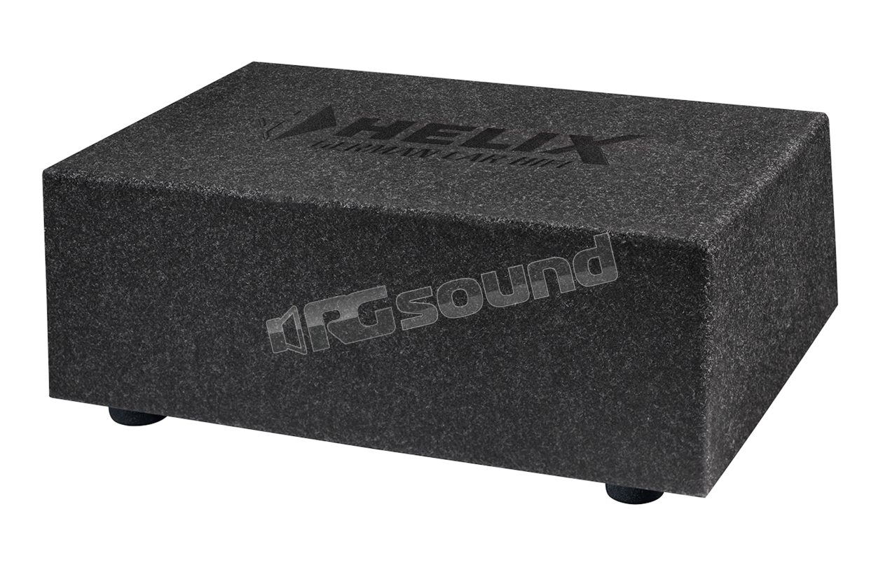 K 10E.2 25cm high-excursion subwoofer in a vented enclosure Helix