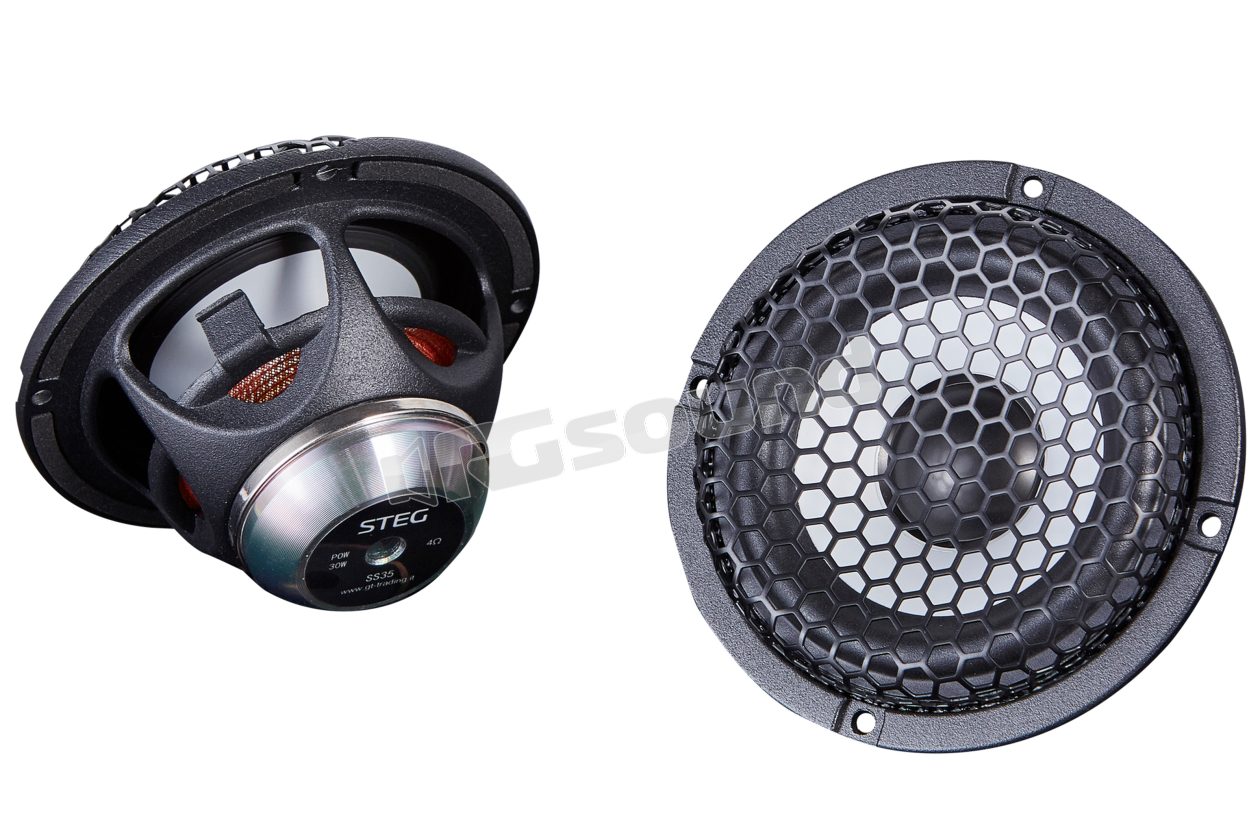 SS35 pair of 89mm High End SQ midrange speakers Steg