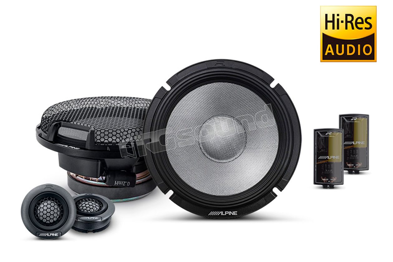 R2-S65C 16.5cm 2-way system Hi-Res Audio certified New R-Series Alpine