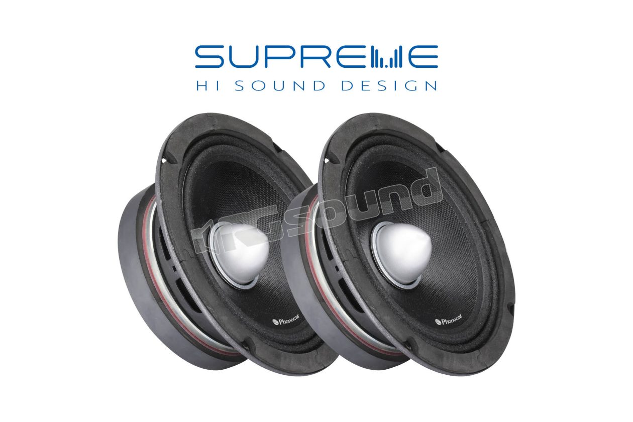 02786 165mm dynamic MID-WOOFERS 80Watt RMS Phonocar