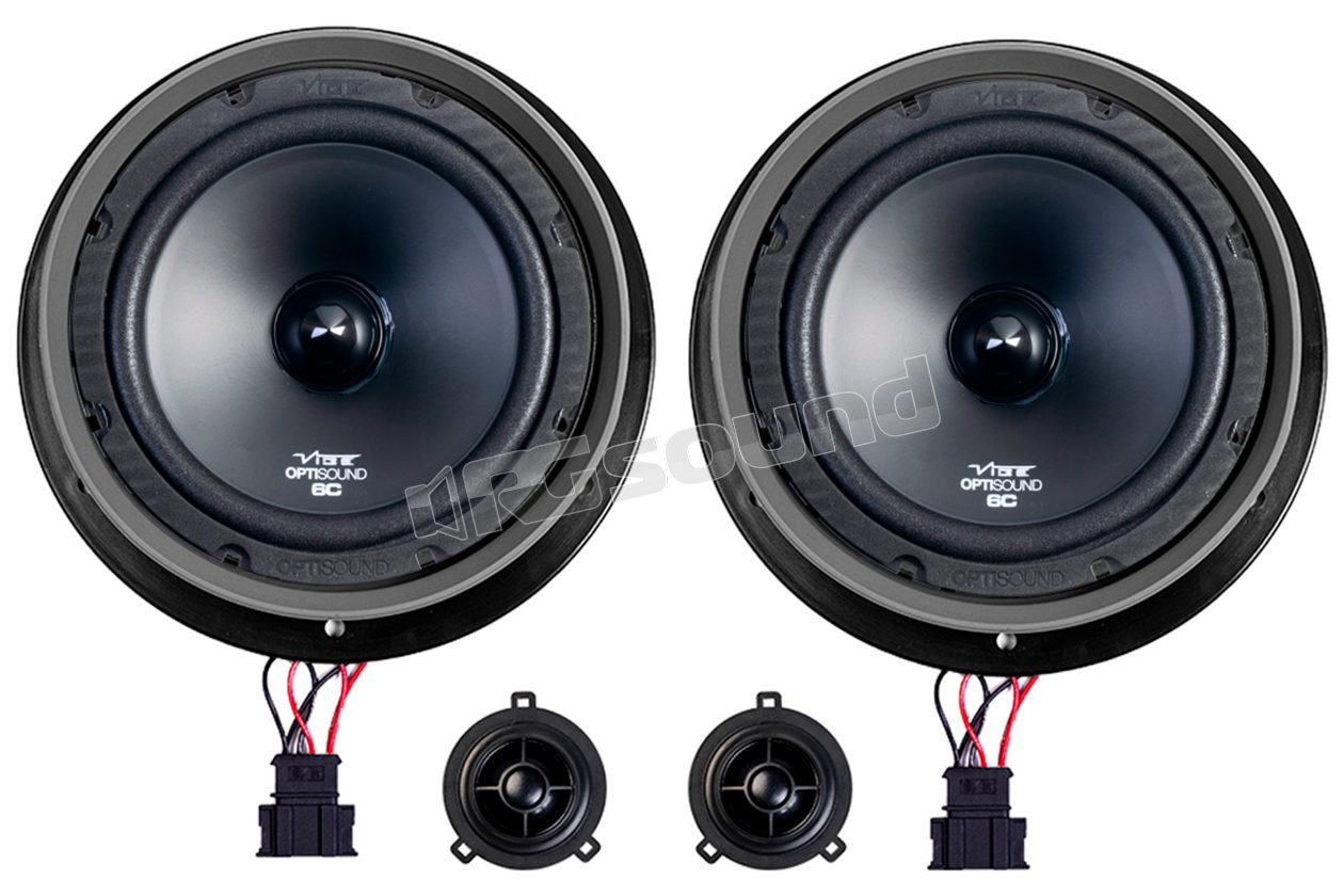 OPTIVWT6-V9 2-way speaker kit for Volkswagen T6 VIBE British Audio