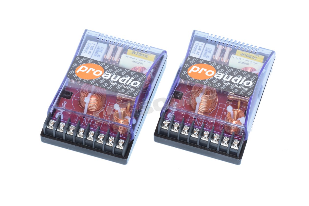 X02-01 crossover for two-way systems Proaudio