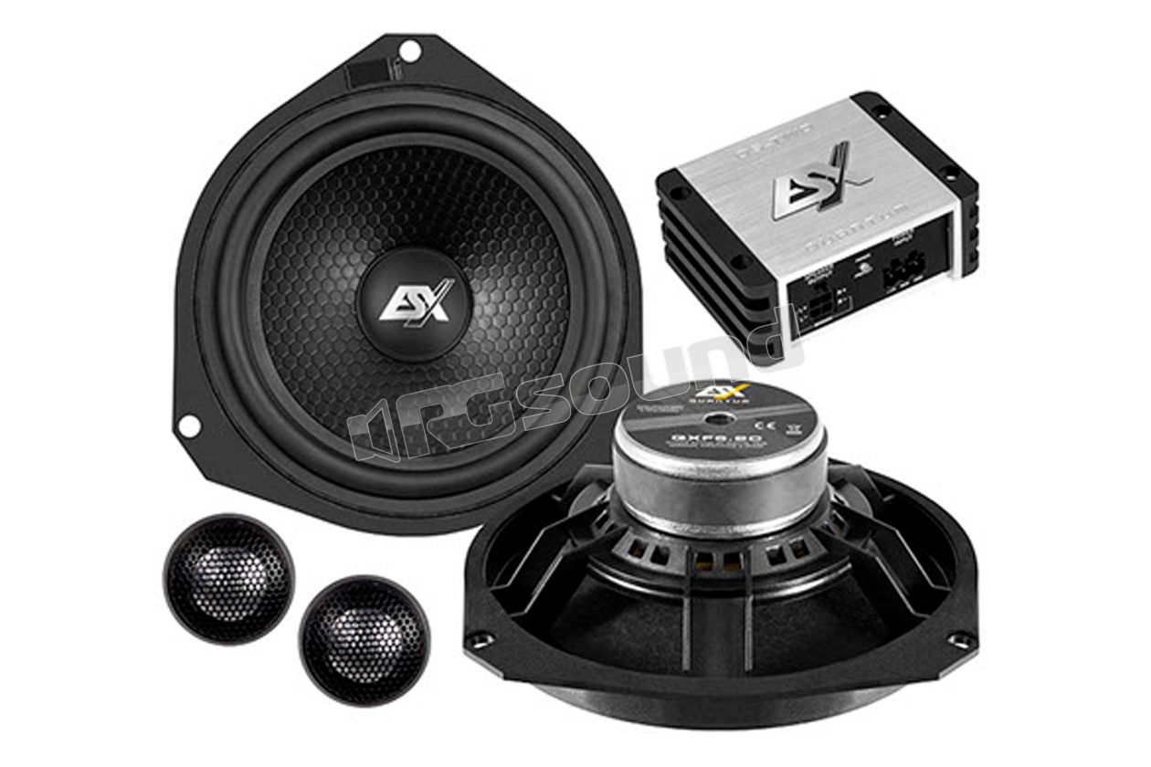 QXFA6.2C Two-way system with amplifier, dedicated to Ducato, Boxer, Jumper, Movano and Ford Ka ESX