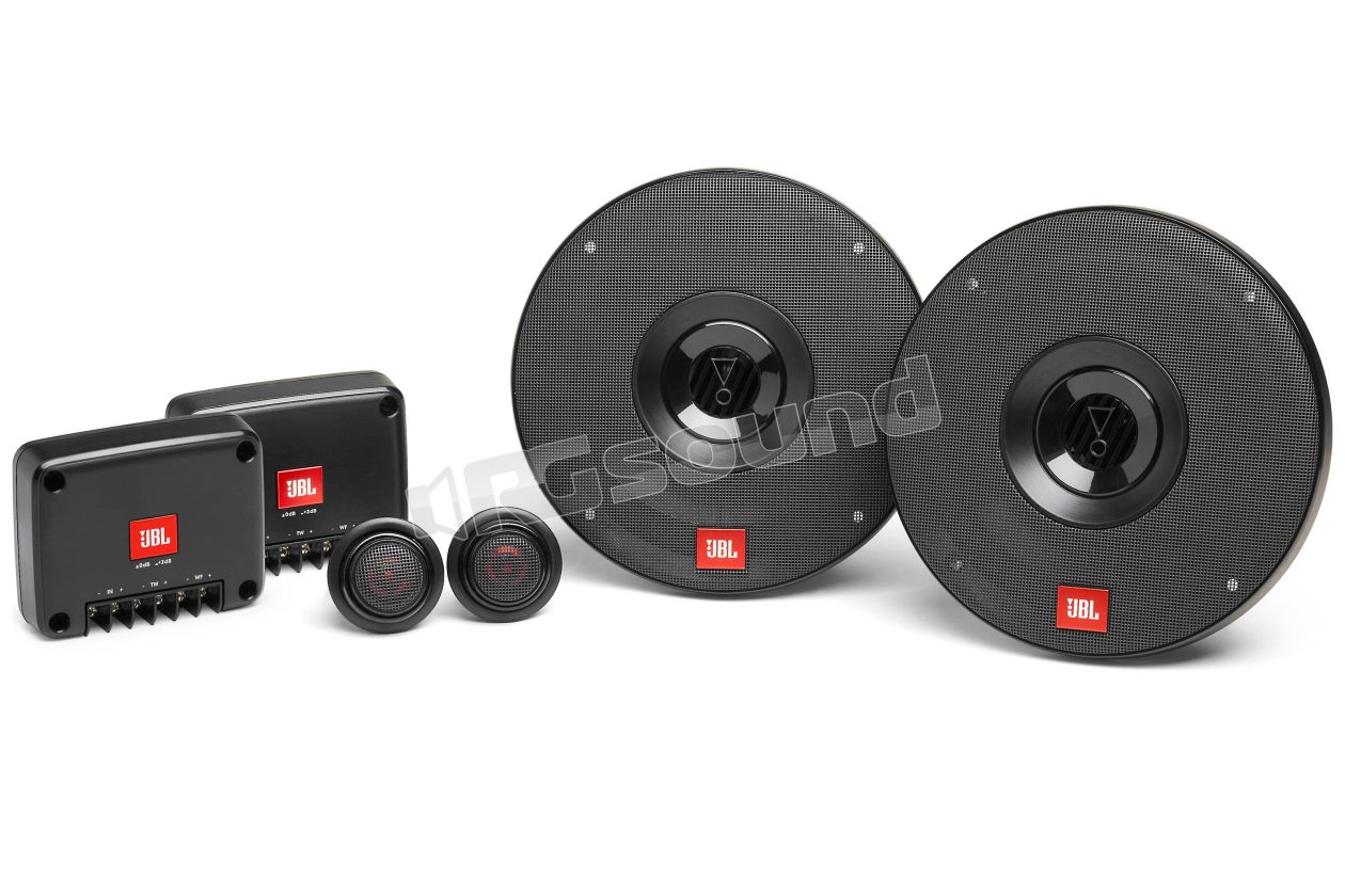 CLUB 602C entry-level 165mm 2-way component kit, woofer with Plus One design, tweeter with silk dome JBL