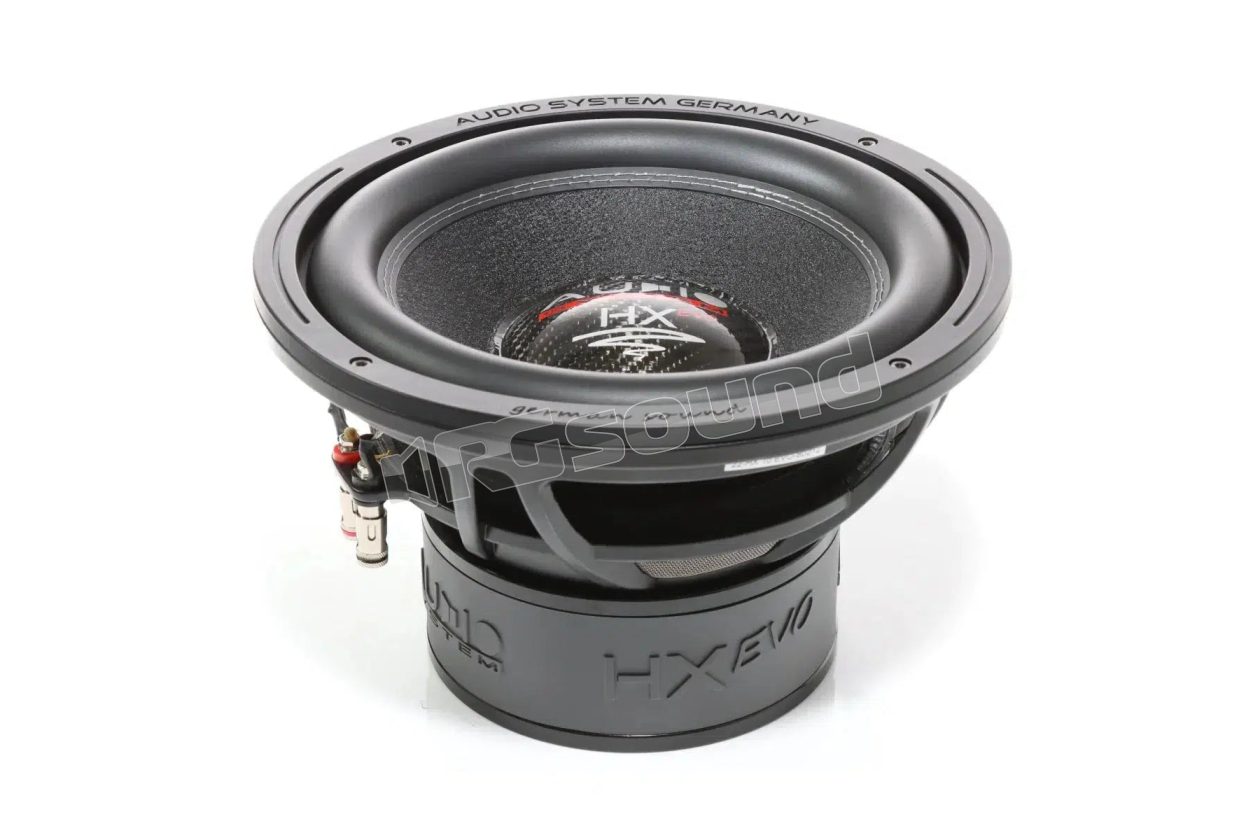 HX 10 EVO 25cm dual voice coil 2 Ohm subwoofer Audio System
