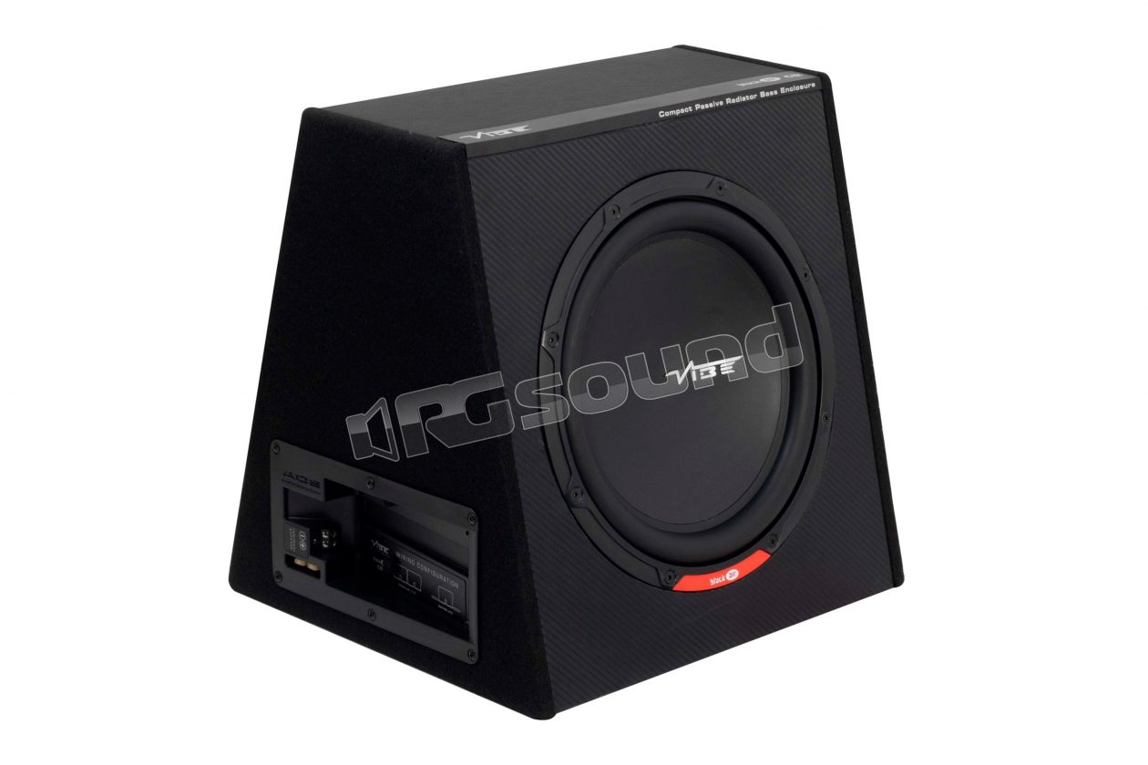 BLACKAIRC12-V2 30cm subwoofer in sealed enclosure VIBE British Audio