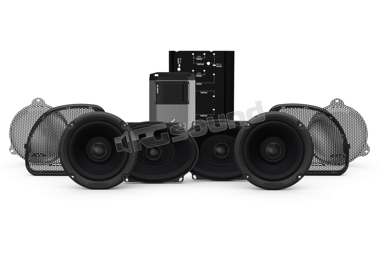 HD14CVO-STG2 Amplified system (Gen-3) with 4 speakers for Harley-Davidson CVO from 2014 Rockford Fosgate