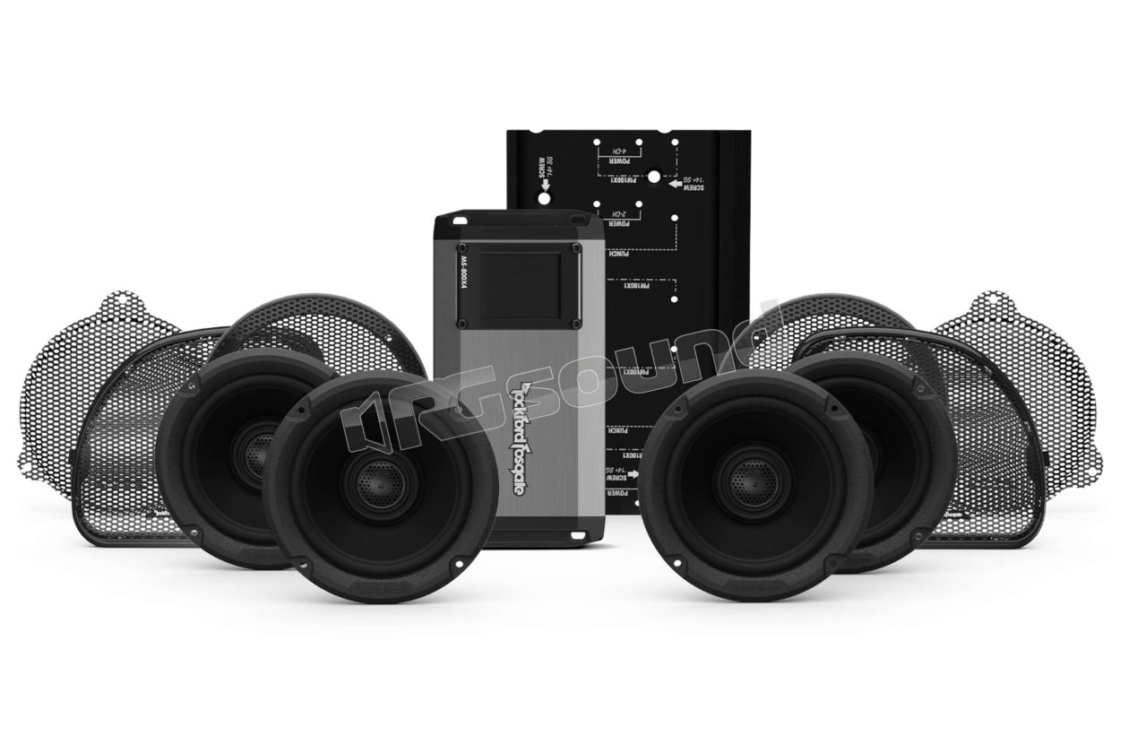 HD14U-STG2 amplifier and 4-speaker kit for Harley 2014 and later Rockford Fosgate