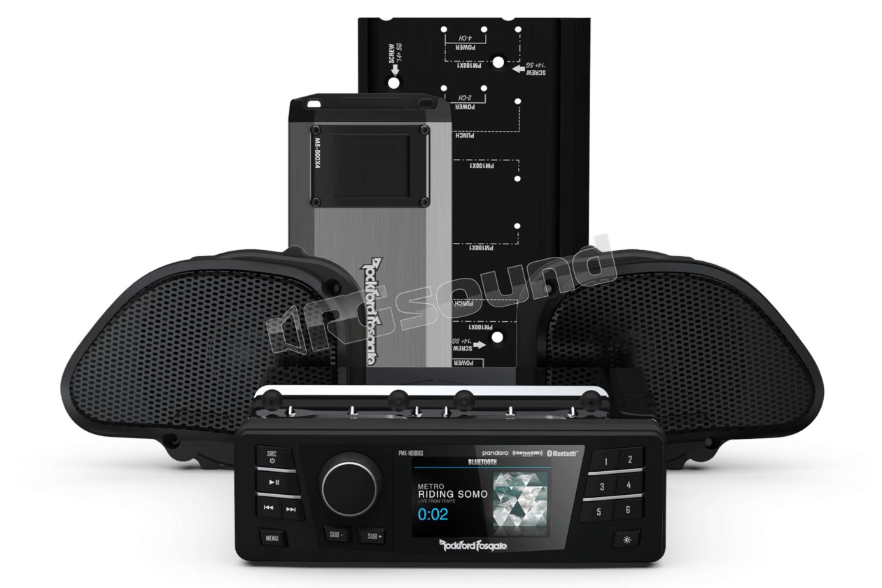 HD9813RG-PMX-STG2 Amplified audio system with 2 speakers Rockford Fosgate