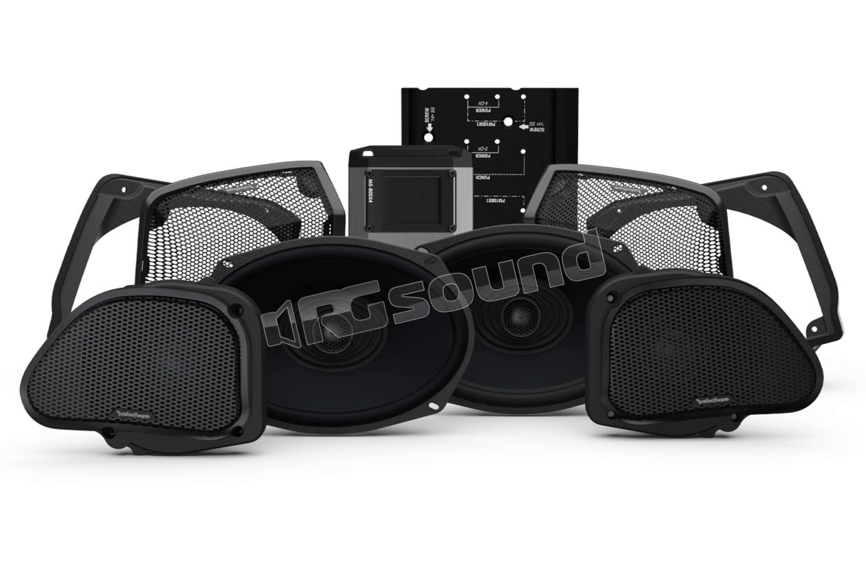 HD9813RG-STG3 Amplified 4-speaker audio system Rockford Fosgate
