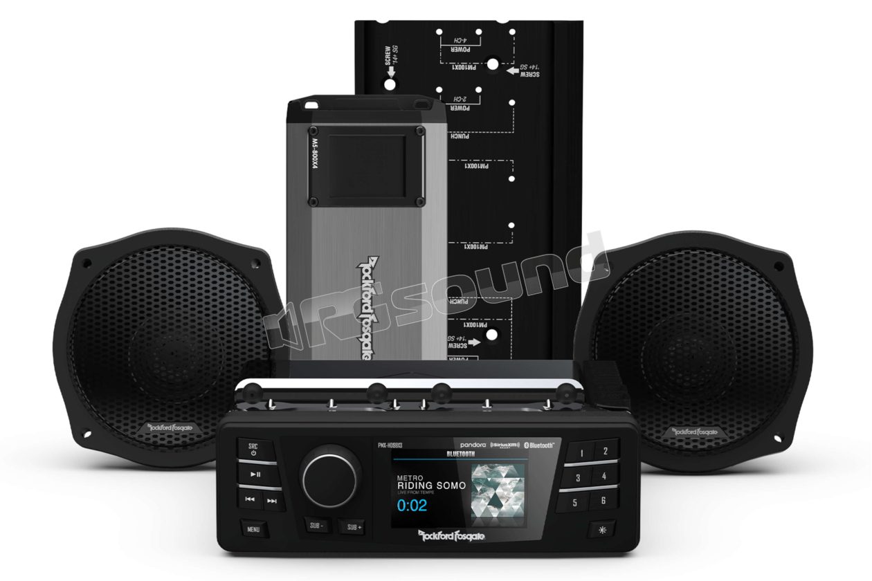 HD9813SG-PMX-STG2-S Amplified audio system with 2 speakers Rockford Fosgate