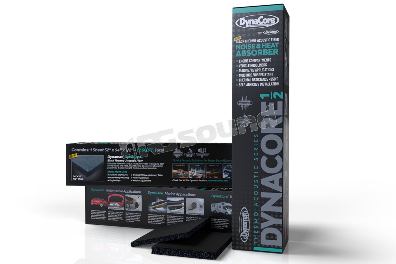 DYN11901 DynaCore 1/2'' sound-absorbing thermal-acoustic panel for cars, campers and technical applications Dynamat