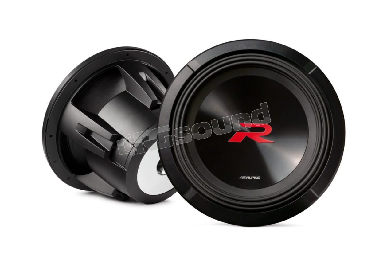 R2-W12D4 12" R-Series subwoofer with dual 4 ohm voice coil Alpine