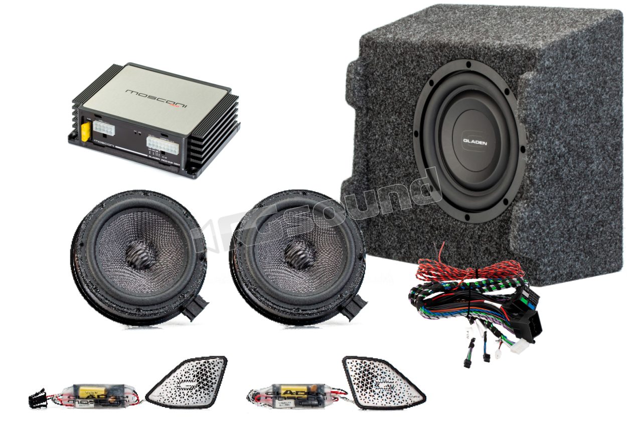 SU-VW-T6-SUB Dedicated SoundUp package for Volkswagen T6 Mosconi