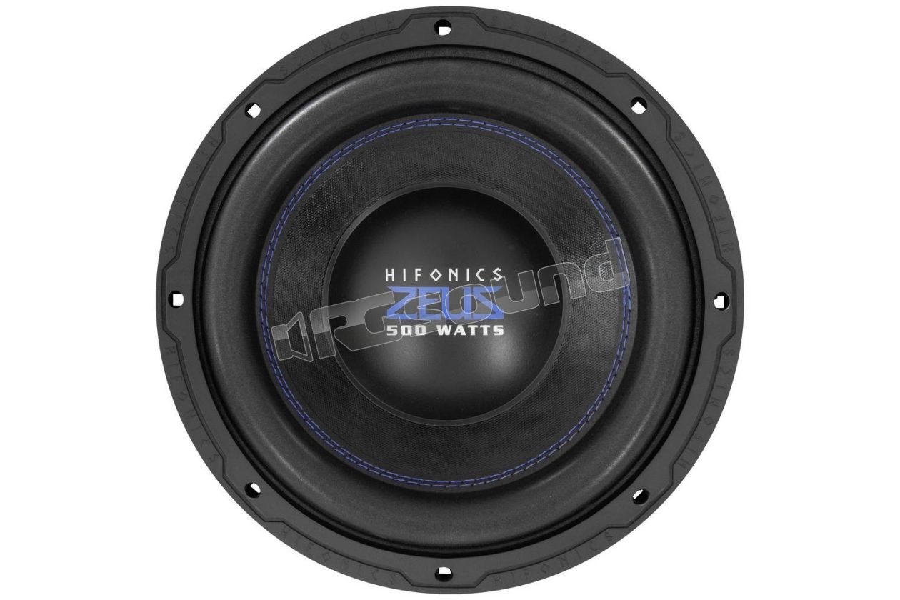 ZXE10S4 25cm subwoofer with non-pressed paper cone, maximum power 500 Watt Hifonics