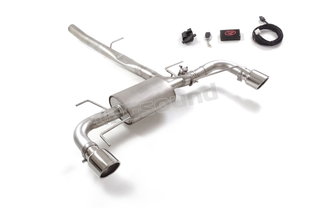 50.1127.43 Posteriore inox sdoppiato con terminali rotondi 2/114 mm per Camaro Ragazzon