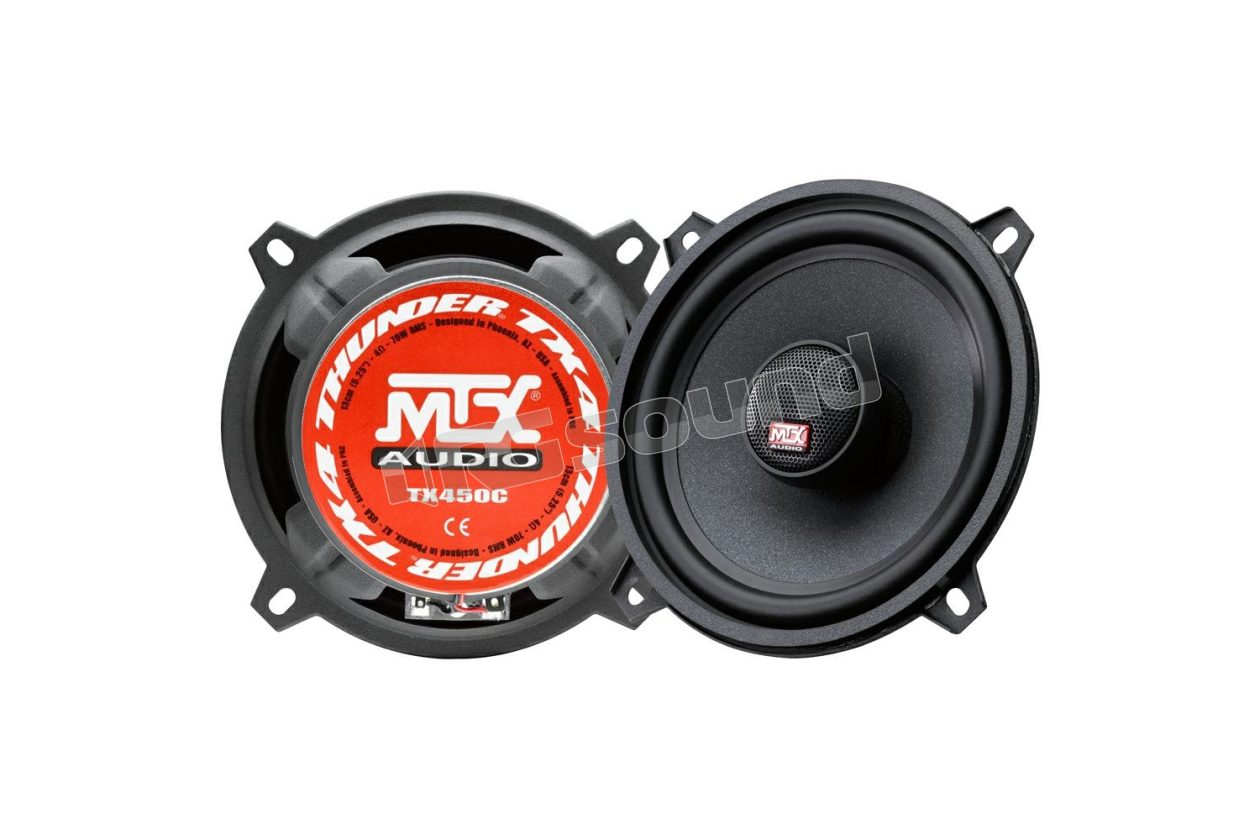 TX6 50C Coassiale 2 vie MTX 130mm 4Ohm 80W RMS con griglie MTX audio