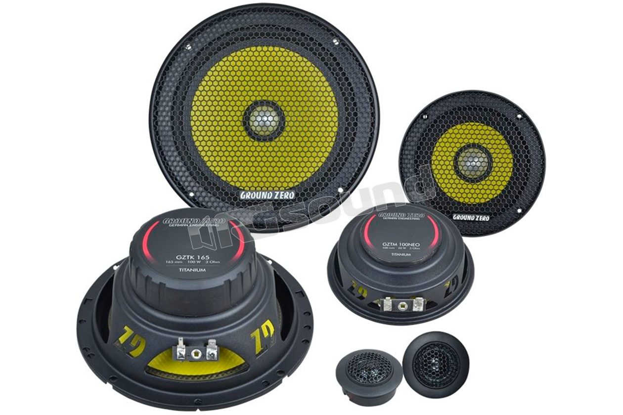GZTC 165.3X-ACT 165 mm 3-way system Ground Zero