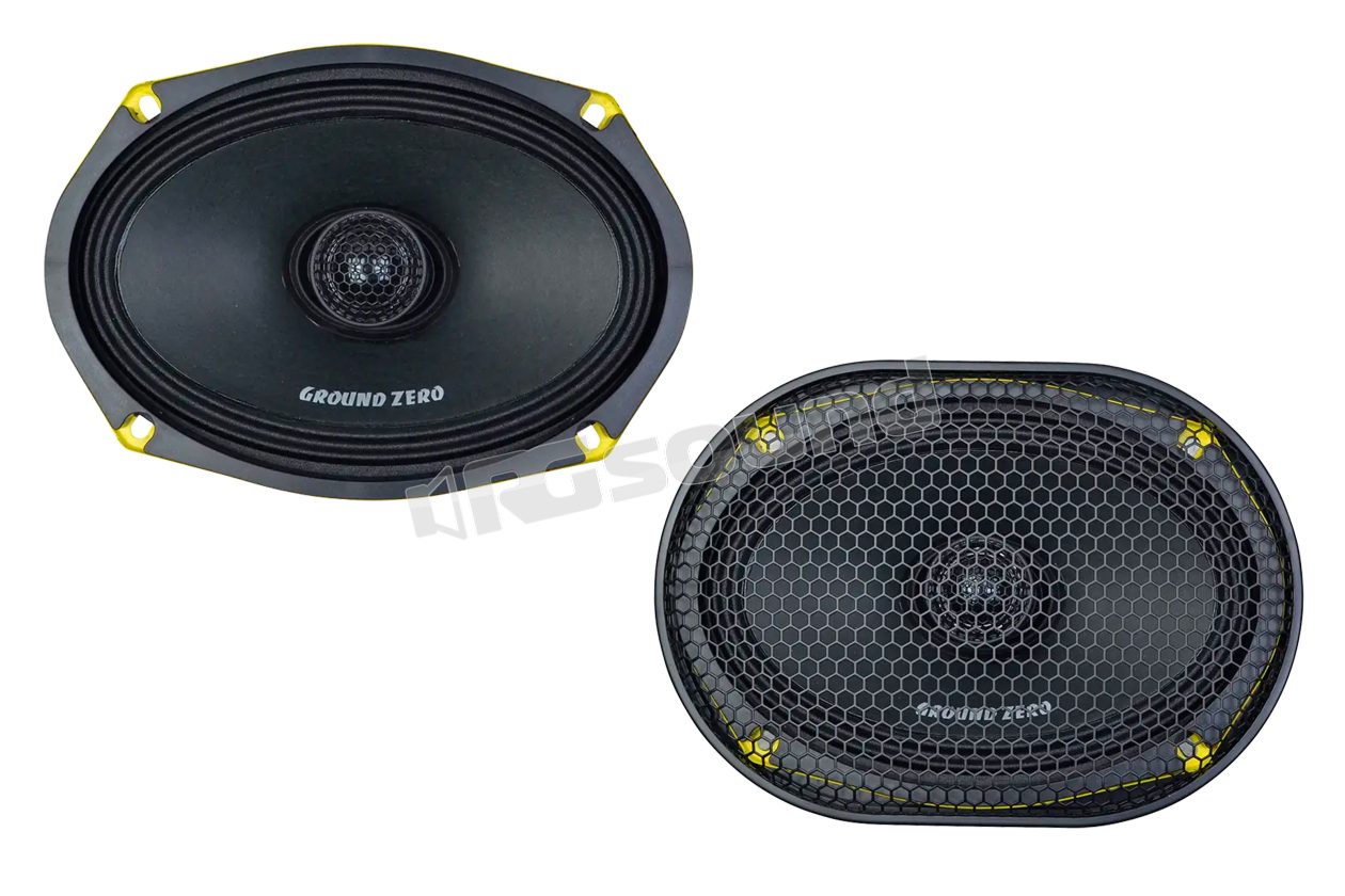 GZCF 69SPL 6x9'' 2-way coaxial speakers Ground Zero