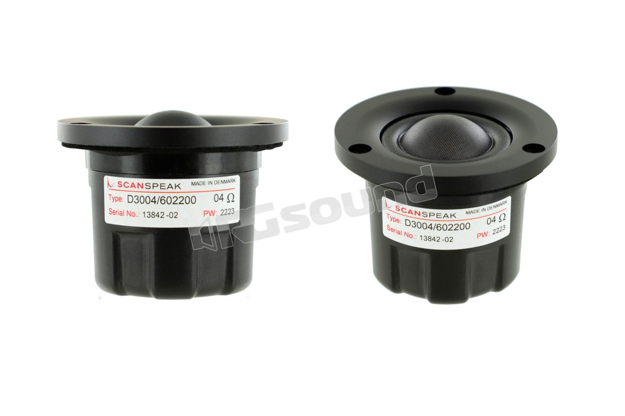 D3004/602200 pair of compact 26mm tweeters Scan Speak