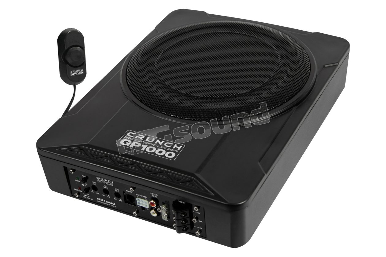 GP1000 25cm Class AB powered subwoofer Crunch