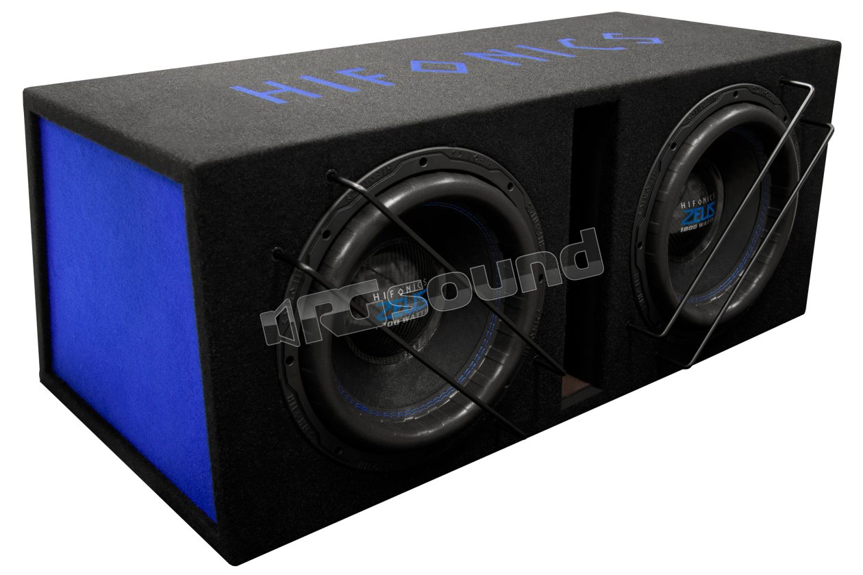 ZSPL12DUAL dual 30cm SPL subwoofer in bass reflex enclosure Hifonics