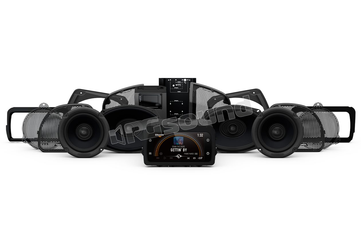 HD14-PMX-STG3-S Head unit + amplifier + speakers + kit for Street Glide and Road Glide from 2014 Rockford Fosgate