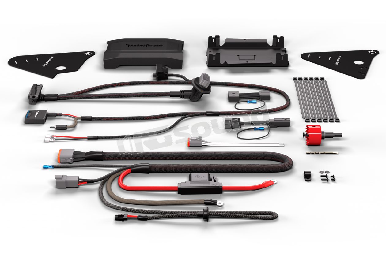RFK-HDRKM5 amplifier mounting kit for Harley-Davidson Road King from 1998 Rockford Fosgate