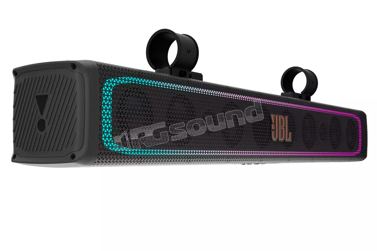 RALLYBAR XL 300W water-resistant Bluetooth soundbar (IP66) with multicolor LED lighting JBL