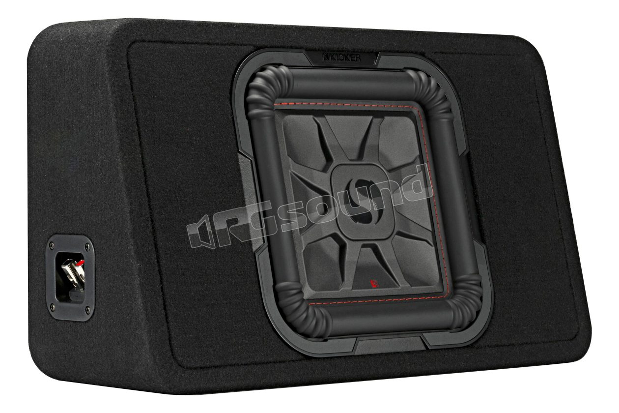 TL7T104 Easy-to-install slim enclosed subwoofer Kicker