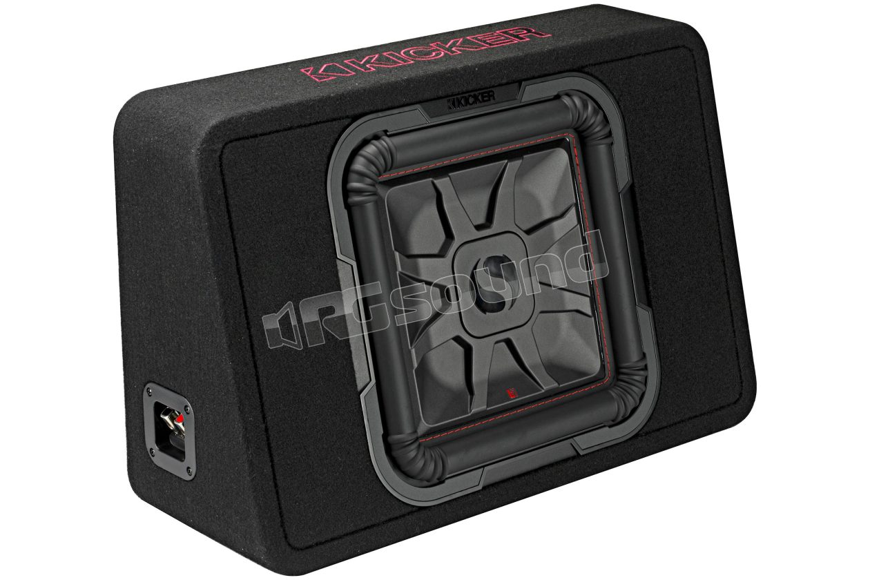 TL7T124 30cm subwoofer, 4 Ohm impedance, in an easy-to-install slim enclosure Kicker