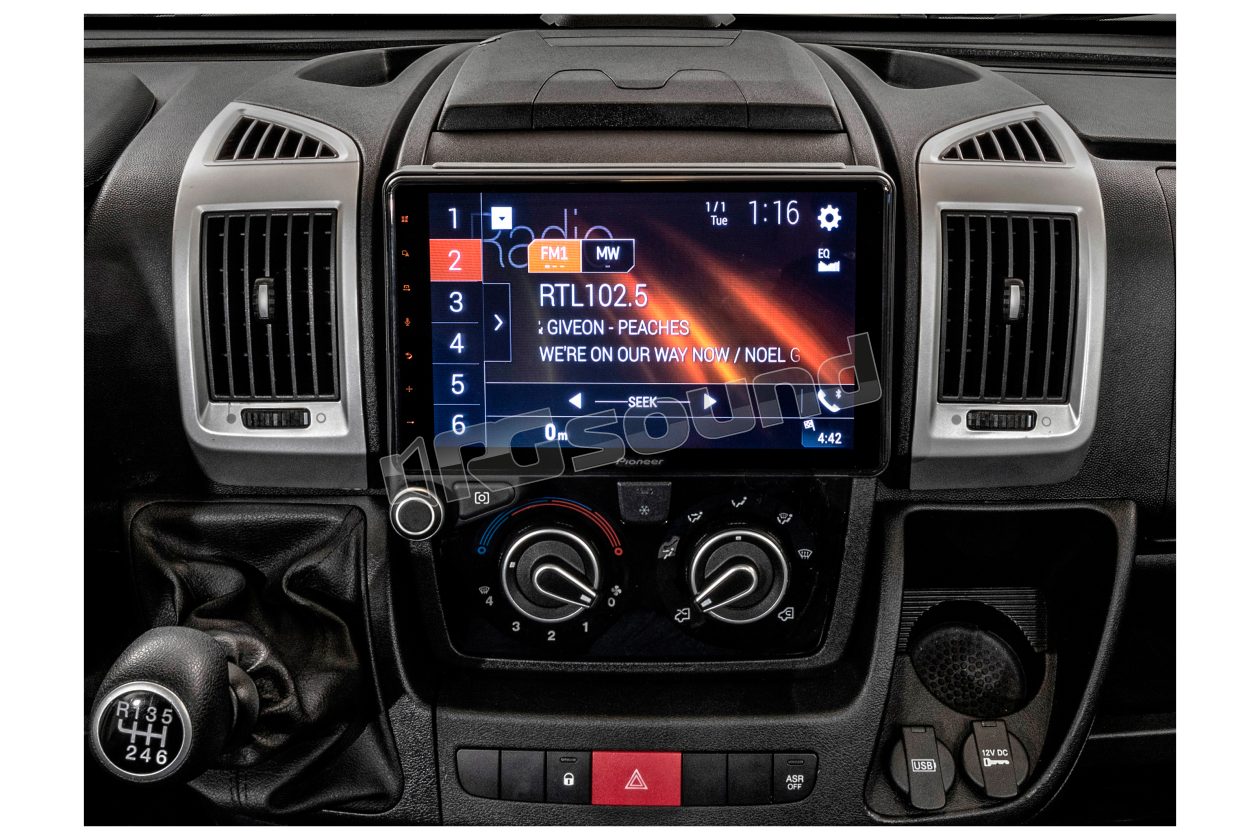 AVIC-Z1000D33-CHR Monitor 9" con sistema di navigazione per Fiat Ducato 7 dal 2014 Pioneer