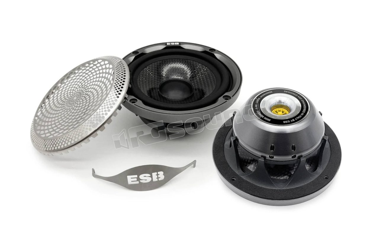 9.4M 9000 Series midrange with 4"/100 mm cone and grilles included ESB car audio