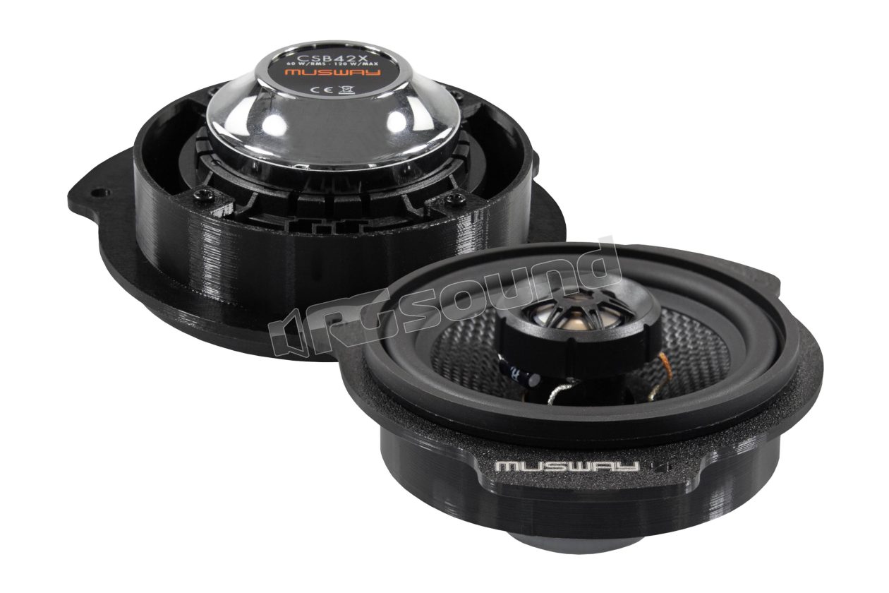 CSD42X 10 cm two-way coaxial speakers for Dacia Spring MUSWAY