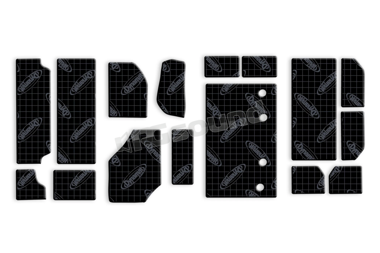 DYNXTS31T Tesla Model 3 trunk sound deadening kit, anti-vibration treatment Dynamat