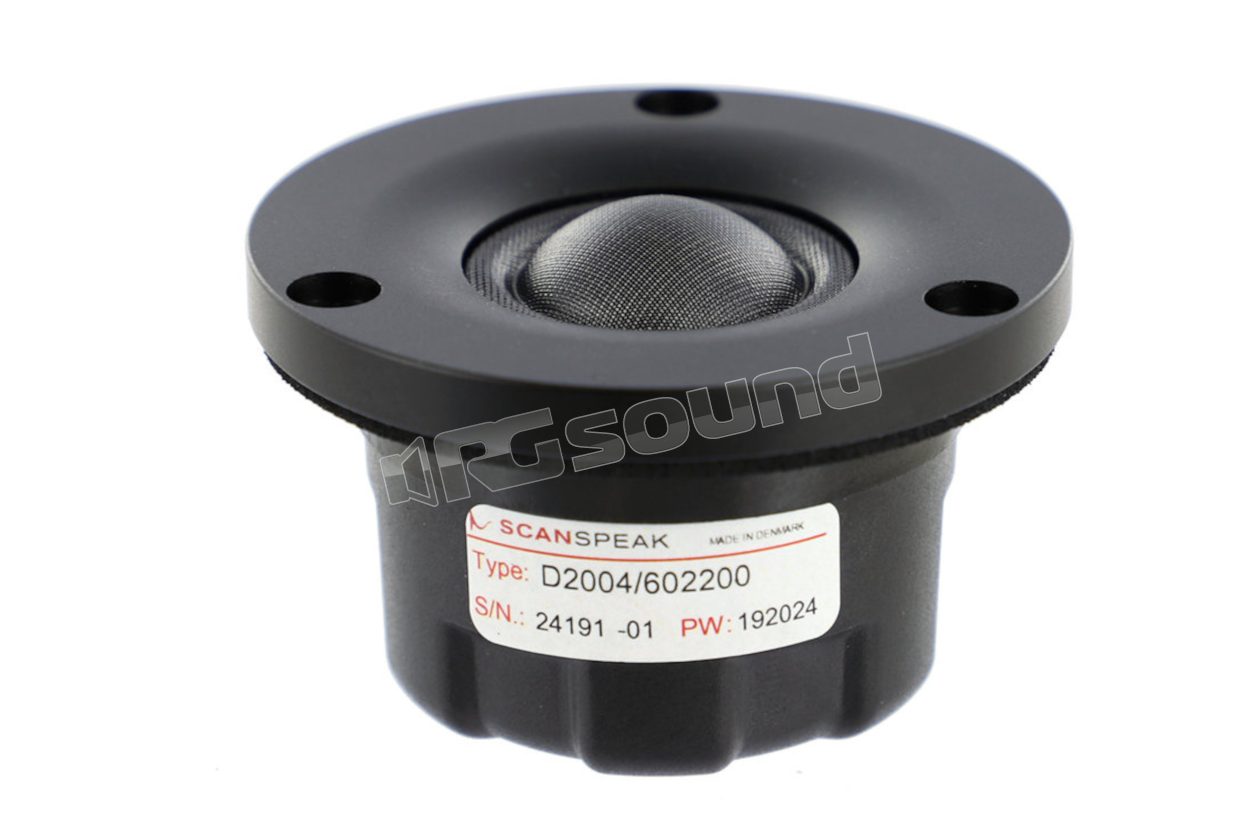 D2004/602200 20 mm 4ohm dome tweeter, neo magnet Scan Speak