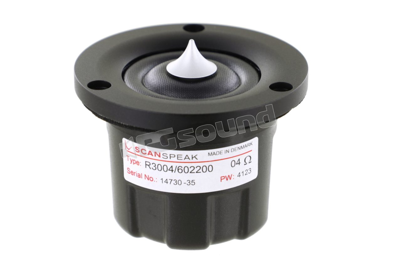 R3004/602200 26 mm ring radiator tweeter with black anodized aluminum faceplate Scan Speak