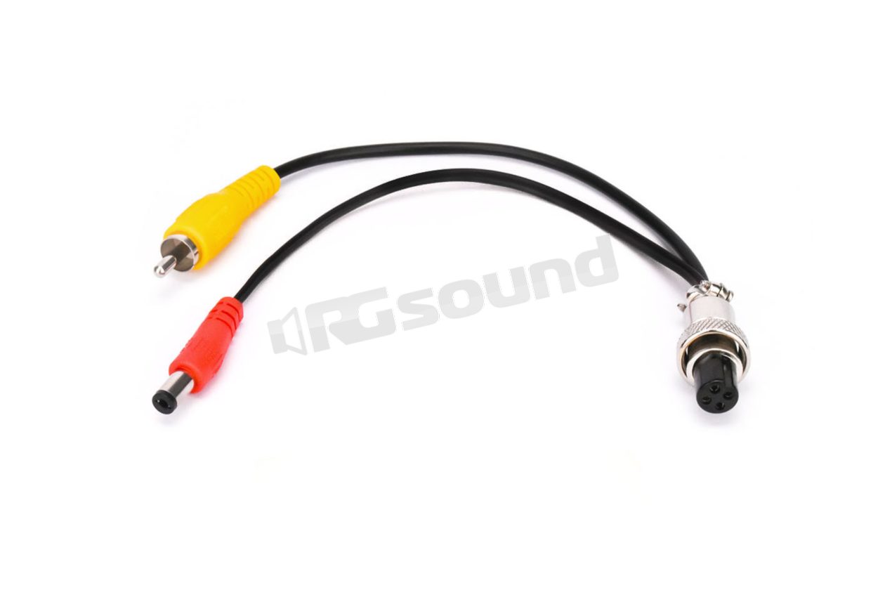 04158 Cavo adattatore Jack 4 poli > RCA+ALIM Phonocar