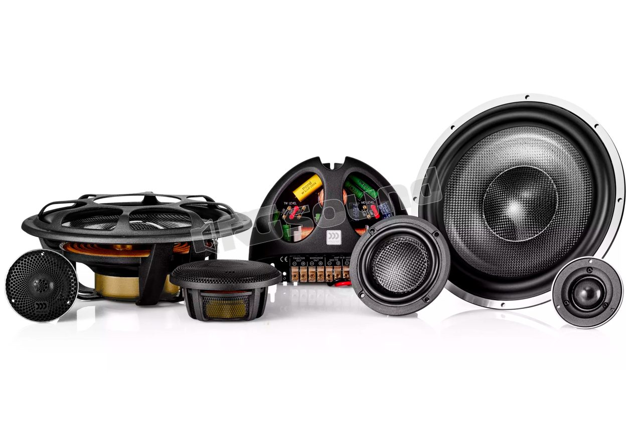 ELATE CARBON PRO 93 3-way speaker kit with carbon fiber woofer Morel