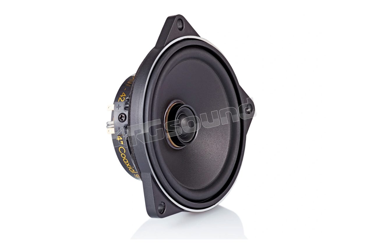 IP-BMW4C-CTR pair of 10cm Hi-Fidelity coaxial speakers for BMW Morel