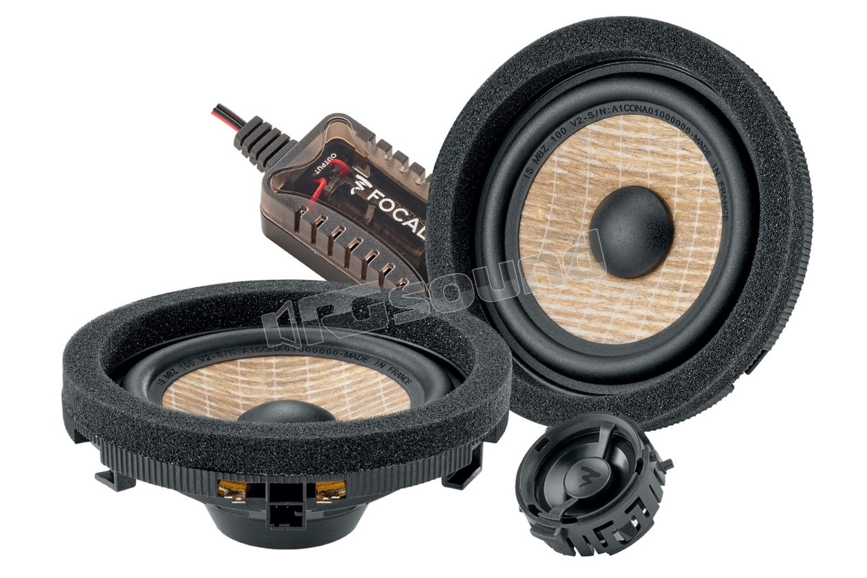IS MBZ 100 v2 10cm 2-way Plug&Play speaker system for Mercedes Focal