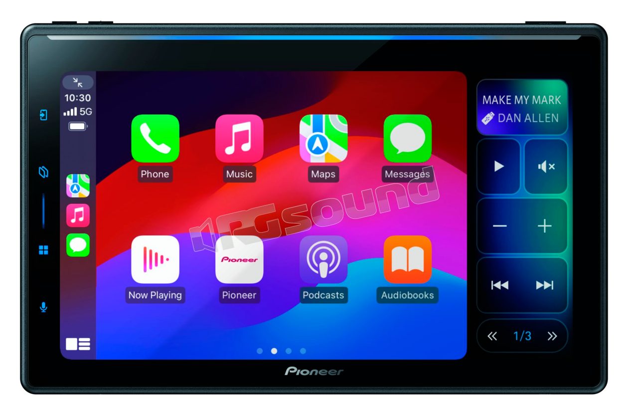 SPH-EVO107DAB-D7 Monitor 10,0" Wi-Fi, USB, HDMI, radio DAB+, Bluetooth, Apple CarPlay e Android Auto wireless con kit per Ducato 7 Pioneer