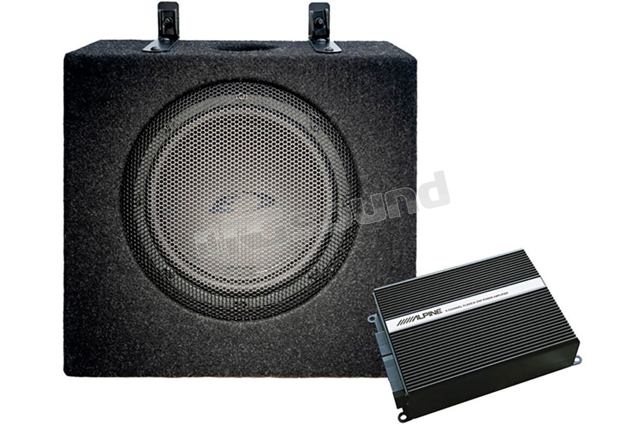 SPC-W84AT6-2 Subwoofer and 6-channel amplifier with DSP for Volkswagen T6.1 and T6 Alpine