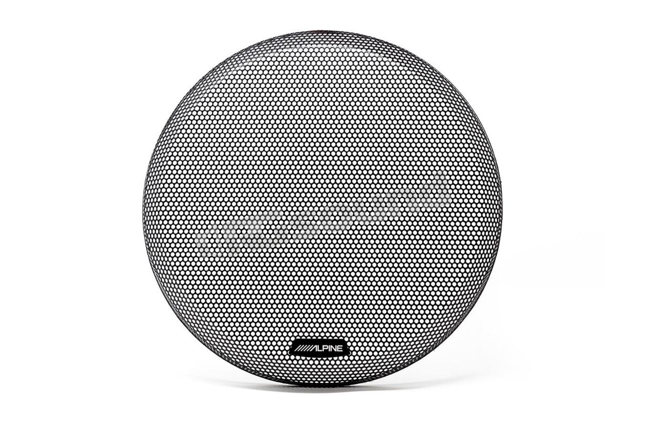 KTE-8G.3 20cm (8'') grille designed for Alpine R2 and S2 subwoofers Alpine