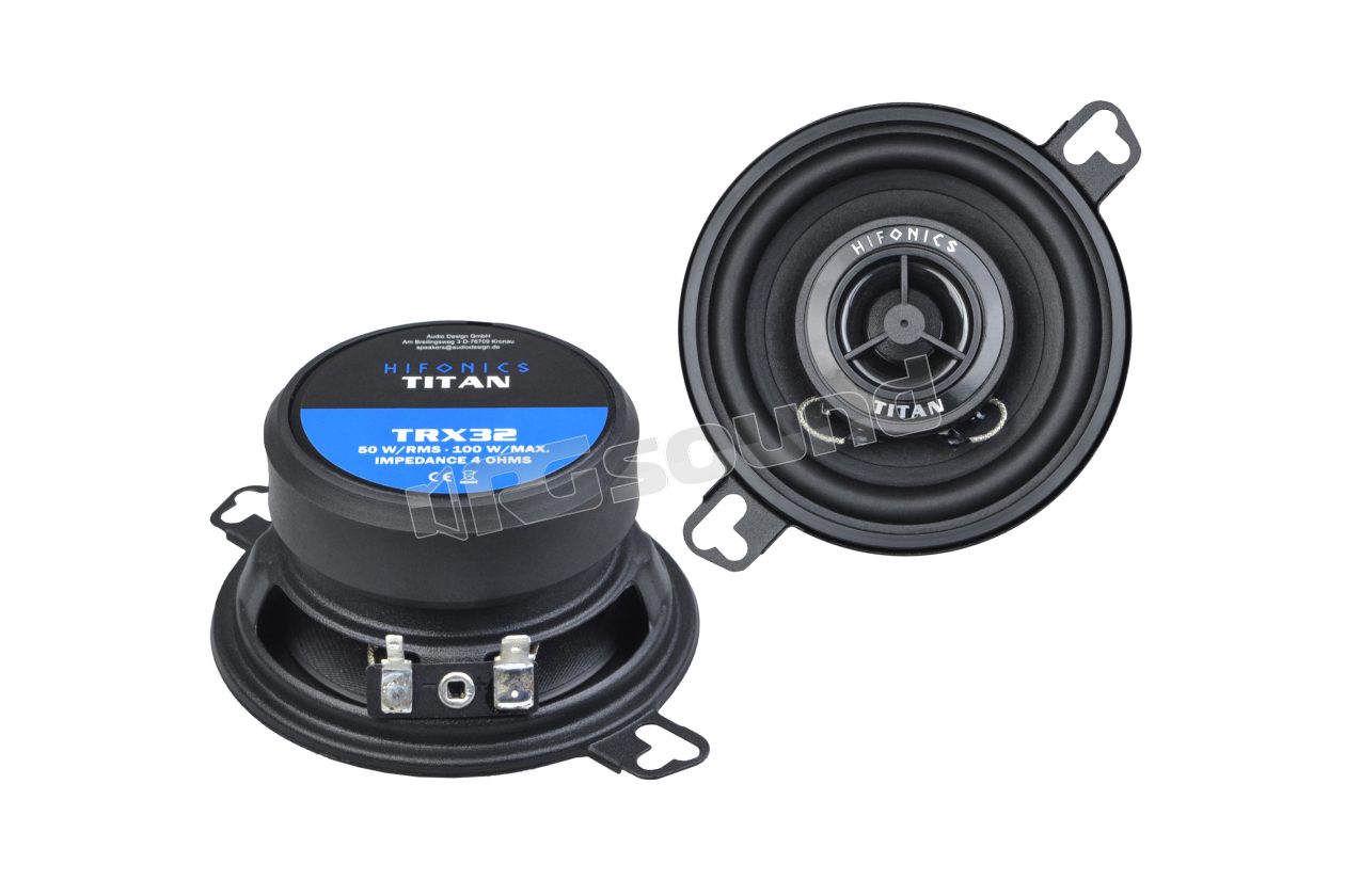TRX32 87mm coaxial speakers Hifonics