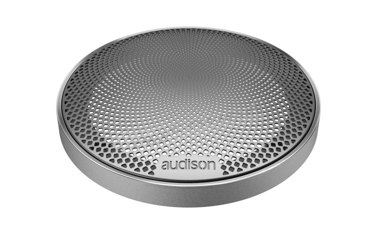 AVG 3.0 S II Pair of 80mm grilles with silver finish for AV 3.0 II Audison