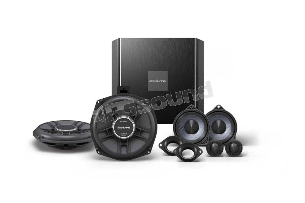 SPC-2045ABMW-HR Complete kit for BMW G Series with speakers, subwoofer and processor Alpine